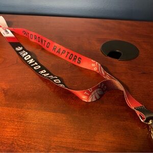 Toronto Raptors Red and Black Lanyard